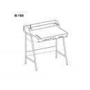 Стол компьютерный SIGNAL B-168 дуб/коричневый, 77/48/89